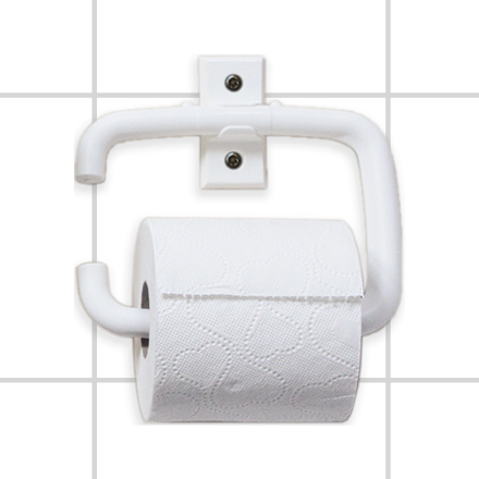 Anti ligature and safe toilet paper holder