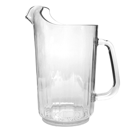Safe and durable transparent water pitcher
