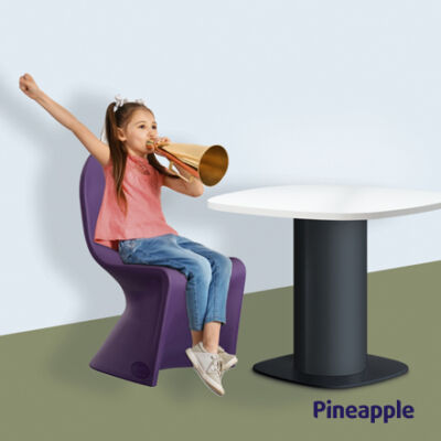 Cumulus Plus children dining table roomset Pineapple 440x440 1