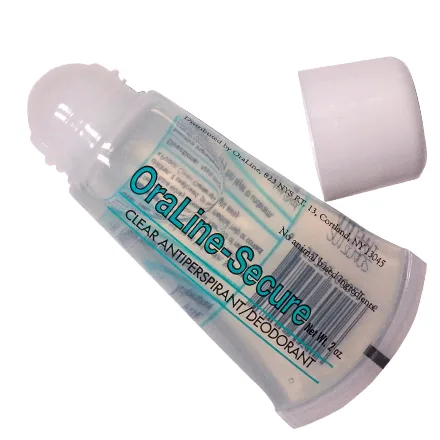 deodorant with flexible and transparent packaging