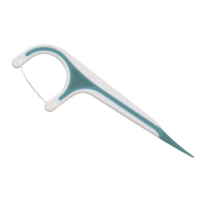 Flexibel and soft flosser and toothpick