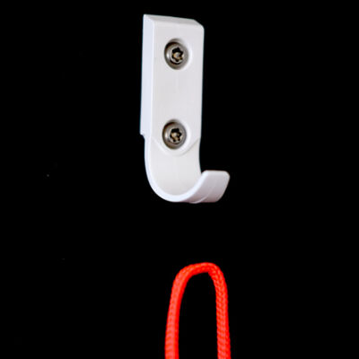 Suicide preventive hook with released string