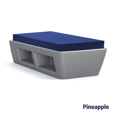 Ryno bed w mattress Pineapple 440x440 1