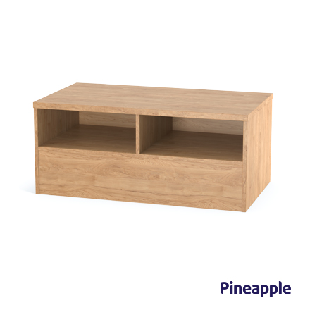 Harby Plus coffee table rectangular Pineapple 440x440 1
