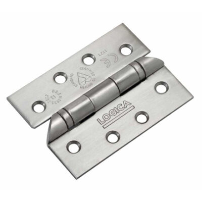 Safe hinges with shaped knuckle ends to resist ligature attachments