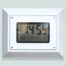 Digital safe clock with time, date and temperature