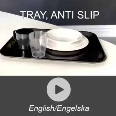 Tray, anti-slip
